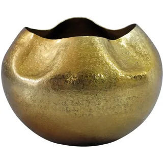FineBuy FineBuy, Vase in Gold / Aluminium / 30x30x21 | Gr.: onesize