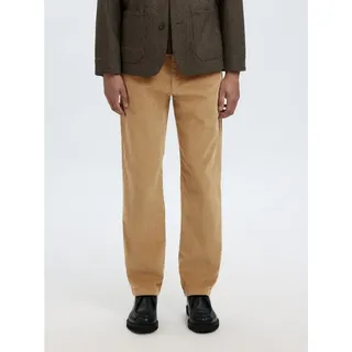 Selected Cordhose SLH196-STRAIGHT MILES CORD PANT W NOOS beige 36