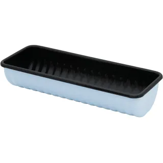 Riess, 0637-028, Rehrückenform 30x10 cm, BACKEMAILLE BLAU, LBH 31.5x12.5x6.7 cm, Gew. 0.651kg, Volumen 1.75 L