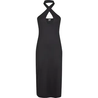 URBAN CLASSICS Shirtkleid Schwarz L