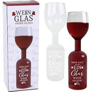 Michel Toys x XXL Riesenweinglas Großes Weinglas Glas Wein Scherzartikel Geschenk Geburtstag Weinliebhaber