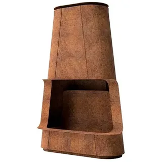 Tuozi Feuerschale Apollo  (L x B x H: 125 x 53 x 190 cm, Cortenstahl)