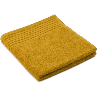 GÖZZE Handtuch HAMBURG senf (BL 50x100 cm) BL 50x100 cm gelb Handtücher - gelb