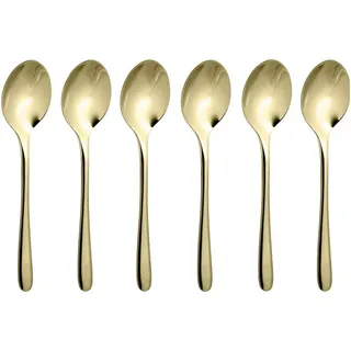 Rosenthal Sambonet Taste PVD 6 Cucchiaini Moka Oro Lucido