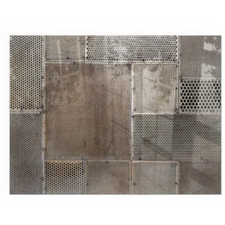 Tulup Bodenplatte Glas Rechteck 80 x 60 x 0,4 cm Beige