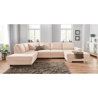 sit&more Wohnlandschaft Mikrofaser 3-Sitzer Beige