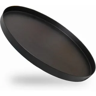 draadwerk® Dekotablett Deko Tablett, Serviertablett aus Metall schwarz