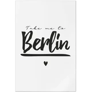 JUNIWORDS Poster, Take me to Berlin, 20 x 30 cm (1007697)
