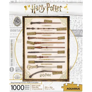 Harry Potter Puzzle Zauberstäbe (1000 Teile)