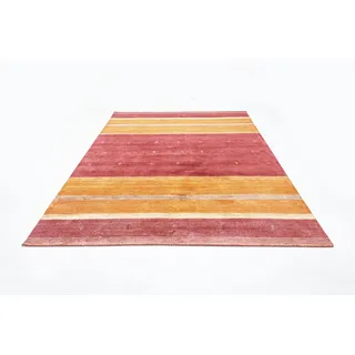 Wollteppich MORGENLAND "Loribaft Teppich handgewebt mehrfarbig" Teppiche Gr. B/L: 200 cm x 300 cm, 14 mm, 6 m2, 1 St., bunt (mehrfarbig) Webteppiche Kurzflor