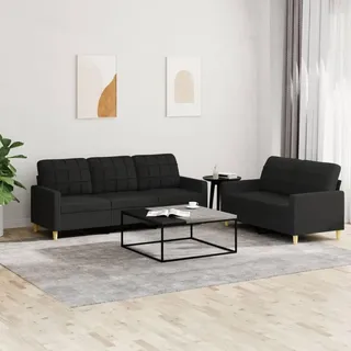 Festnight 3-2 Sofagarnitur Couchgarnitur Loungesofa,Sofa 3 Sitzer + Sofa 2 Sitzer Stoff