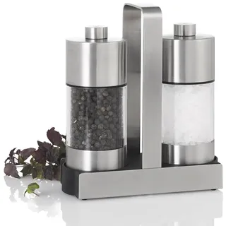 AdHoc MENAGE SERVIR Pfeffermühle 14 cm Silber unbefüllt