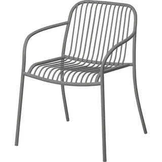BLOMUS YUA WIRE Armlehnstuhl dunkelgrau