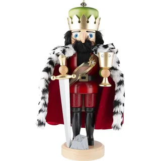 Christian Ulbricht GmbH Nussknacker König Arthur 40 cm braun