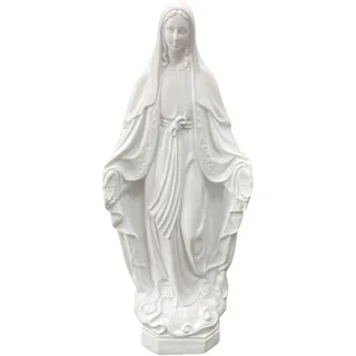 Grtheenumb Maria-Statue, Jungfrau Maria-Statue, lebensechte 12 Mutter-Harz, stehend, Symbol des Friedens für Zuhause, geeignet für Taufen und religiöse Feiertage, Heim-Flur-Dekoration, Stil 2