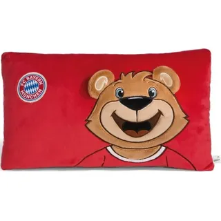 NICI Kissen FC Bayern Bär Berni 43 x 25 cm Grün