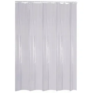 RIDDER Duschvorhang Folie Brillant 120 x 200 cm transparent