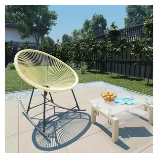 vidaXL Outdoor Acapulco Polyrattan Gartenstuhl 69 x 79 x 82 cm beige