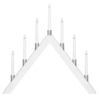 STAR TRADING Schwibbogen LED-Fensterleuchter TALL-A mit 7 LEDs, weiß