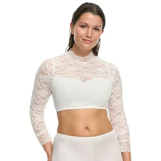 Susa Dirndlbluse Dirndlbluse 3/4-Arm Wiesn-Zauber (Stück, 1-tlg) - beige 36