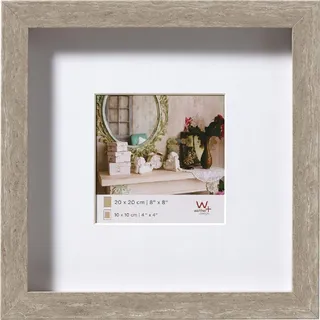 WALTHER+ DESIGN Stockholm grau 20x20 cm 3er Set