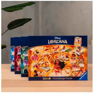 Ravensburger Erwachsenenpuzzle 1000 Teile - Disney Lorcana - Glimmers of the Realm: Steel