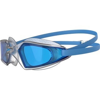 Speedo Unisex Erwachsene Hydropulse Schwimmbrille, Pool Blau/Transparent/Blau, Einheitsgröße