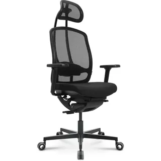 Bürostuhl Drehstuhl Schreibtischstuhl Wagner Alu Medic Black Edition NEUWARE