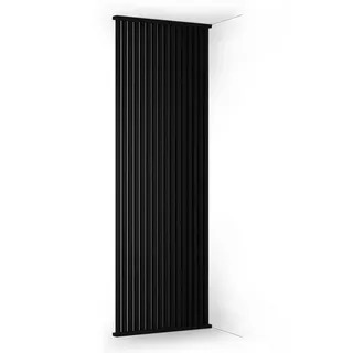 KGM Raumteiler Lamellen Wand Eiche Lava 90° - Komplett-Set 100 x 270 cm | Raumtrenner, Trennwand & Lamellen Wand in Holzoptik - Sichtschutz für Wohnzimmer, Büro, Kinderzimmer, inkl. 16 Lamellen
