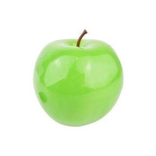Deko-Apfel grün Kunststoff D: ca. 6,5 cm - grün