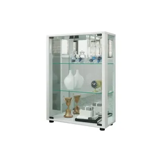 VCM Vitrine Sintalo 60 x 25 x 80 cm Weiß