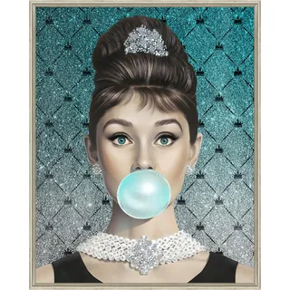 Kare DESIGN Wandbild 40 x 50 cm Muse Bubble Diva Papier Bunt