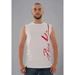 PICALDI Jeans Muskelshirt Male (1-tlg) Sommermode weiß S