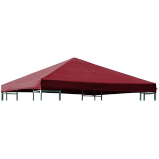 DEGAMO Pavillon-Ersatzdach, für Metall- und Alupavillon 3x3 Meter, bordeaux rot, wasserdicht