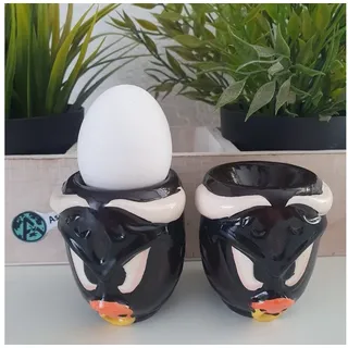 Aspinaworld Dekofigur Stier Eierbecher 2er Set (1 St) schwarz