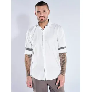 emilio adani Herren Hemd "My Favorite" Weiß regular uni Haifisch - 3XL