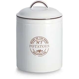 Zeller Vorratsdose Potatoes weiß 17,5 x 24,5 cm 2,9 l