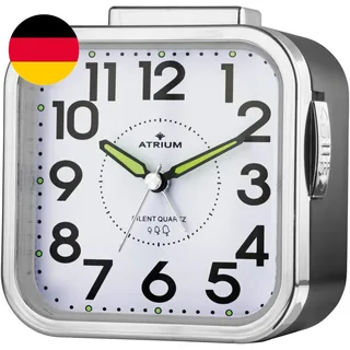Seniorenwecker Extra Deutlich Analog Quarz Ohne Ticken Große Zahlen Extra Lautes
