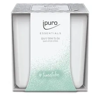 ipuro Duftkerzen Essentials time to be, im Glas, 125g