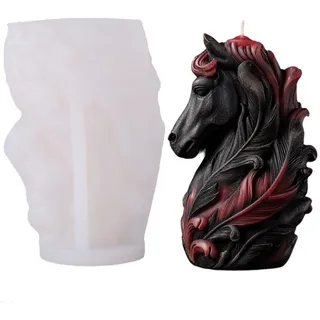 JS MOLD Silikonformen Gießformen Tiere,3D Alpaka Silikonform Kerzenform, Silikonformen Gießformen Weihnachten,Kerzenform Silikon für Deko & Bastelarbeiten (GJ-138)