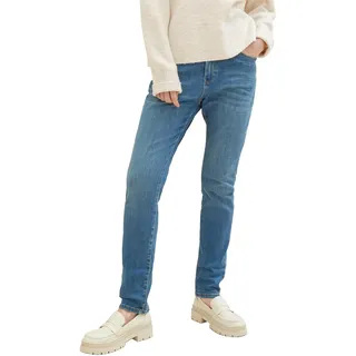 Tom Tailor 1038347 Tapered Fit Relaxed Jeans Used Mid Stone Blue Denim 30 32