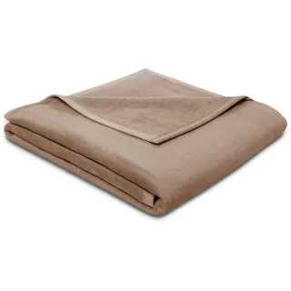Biederlack Cotton Sense Kuscheldecke 150 x 200 cm Braun