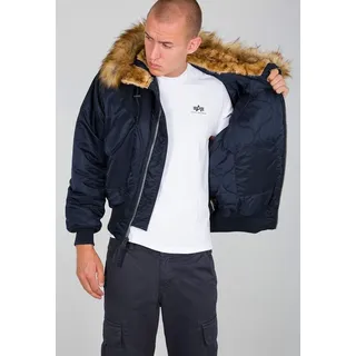 Alpha Industries 45P Hooded Custom blau 3XL