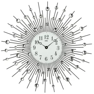 AMS Wanduhr 60 cm 9380 silber