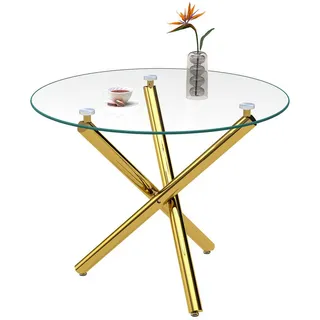 Okwish Esstisch Ø 80 cm gold