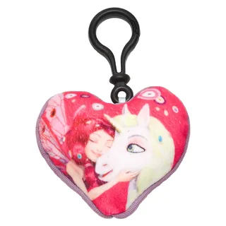 Mia and Me 118054 - Mia und Onchao Mini-Kissen mit Clip On, 9 x 9 cm