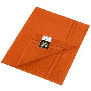Guest Towel Gästehandtuch im dezenten Design orange, Gr. 30 x 50 cm