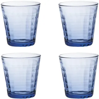 Duralex Trinkglas Prisme 1032B 22 cl Blau 4 Stück