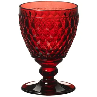 Villeroy & Boch Weißweinglas Boston coloured Weissweinglas red 0,23 l, Bleikristall 24% rot