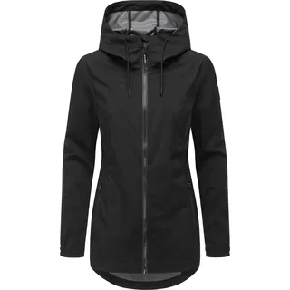 Ragwear Damen Lange Übergangsjacke Wasserdichter kurzer Übergangsmantel für Damen